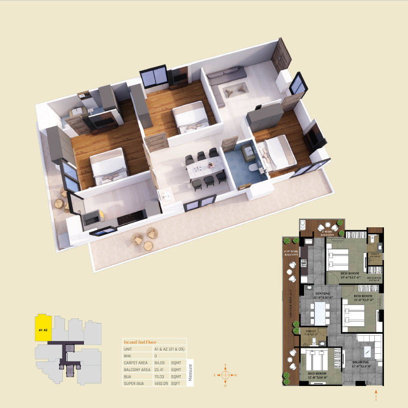 Suraj Enclave - Unit A1/A2