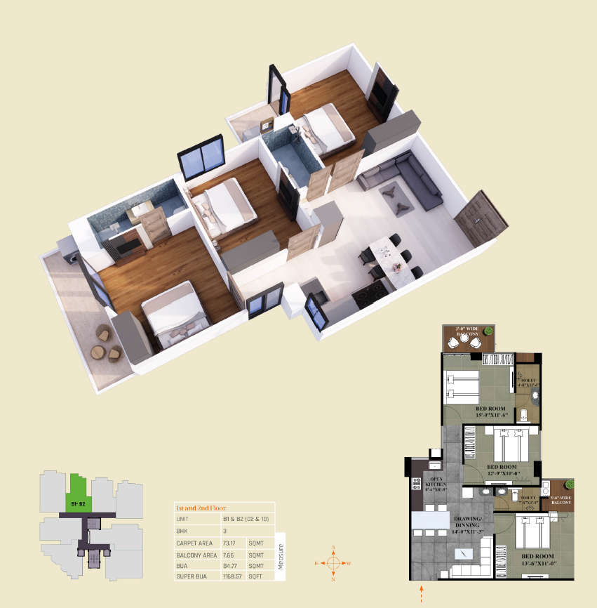 Suraj Enclave - Unit B1/B2